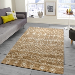 Payidar Shaggy G2558M İskandinav Halı (Bej / Krem) - 160x230 cm