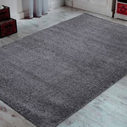 Payidar Shaggy 9000NM İpek Halı (Koyu Gri) - 80x300 cm
