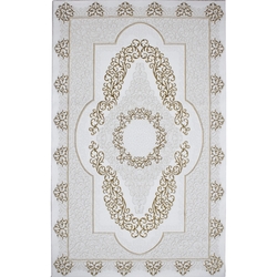 Payidar Gold Plus 4317 El Oymalı Halı (Gold / Beyaz) - 80x300 cm 